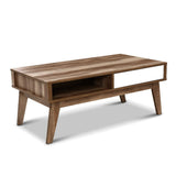 Ibycus Coffee Table with 2 Drawers - Wood