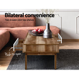 Ibycus Coffee Table with 2 Drawers - Wood