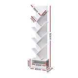 Artiss Tree Bookshelf 9 Tiers - Echo White