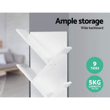 Artiss Tree Bookshelf 9 Tiers - Echo White