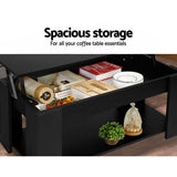 Icarion Coffee Table Lift-top - Black