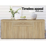 Caius Wooden Buffet Sideboard - Oak