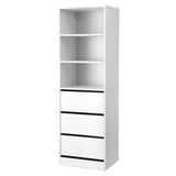 Artiss 3 Chest of Drawers Tallboy Cabinet - White