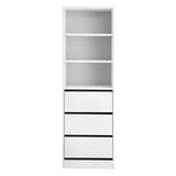 Artiss 3 Chest of Drawers Tallboy Cabinet - White