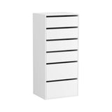 Artiss 6 Chest of Drawers Dresser Tallboy - White