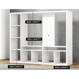 Bertram 183cm Entertainment Center Unit TV Stand TV Cabinet Open Shelves - White
