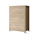 Artiss 5 Chest of Drawers - Pine