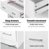 Artiss 6 Chest of Drawers - White