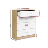 Artiss 4 Chest of Drawers