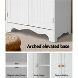 Lysander Wooden Buffet Sideboard 4 Doors - White