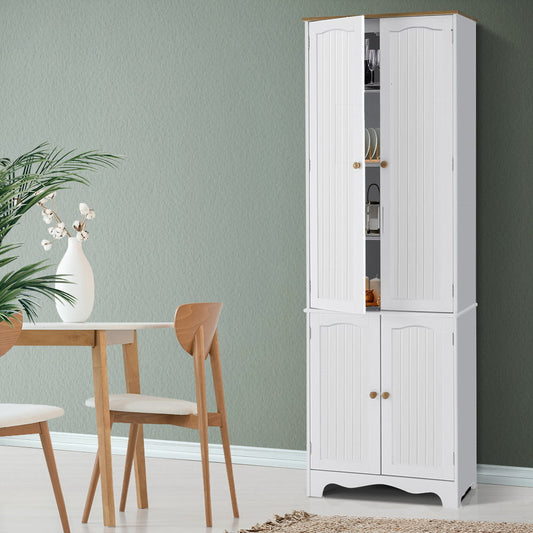 Lysander Wooden Buffet Sideboard 4 Doors - White