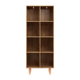 Artiss Bookshelf Bookcase 4 Tiers Leor Walnut