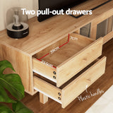 Aaron 180cm TV Cabinet Entertainment Unit Stand Storage Drawer - Pine