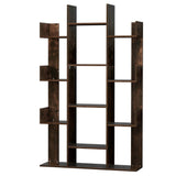 Artiss Tree-Shaped Bookshelf Romi Walnut