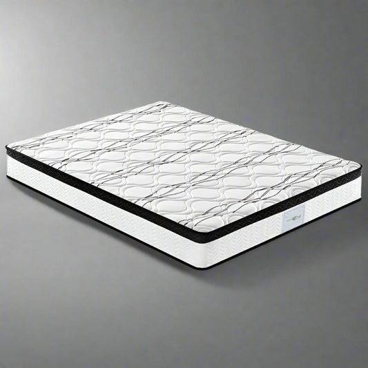 Kingston 24cm Thick Pillow Top Cool Foam Pocket Spring Medium Firm Mattress - King