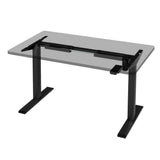 Artiss Electric Standing Desk Frame Only Height Adjustable 70Kg Load Black