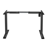 Artiss Electric Standing Desk Frame Only Height Adjustable 70Kg Load Black