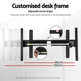 Artiss Electric Standing Desk Frame Only Height Adjustable 70Kg Load Black