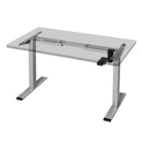 Artiss Electric Standing Desk Frame Only Height Adjustable 70Kg Load Grey