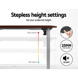 Artiss Standing Desk Motorised 120cm Walnut