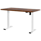 Artiss Standing Desk Motorised Sit Stand Desks Rustic Brown 140cm
