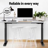 Artiss Standing Desk Motorised Dual Motor White 140cm
