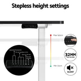 Artiss Standing Desk Motorised Dual Motor 120cm Black