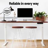 Artiss Standing Desk Motorised Electric Dual Motor 120cm Walnut