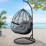 Cordi Egg Swing Chair Outdoor Hanging - Black
