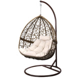 Cordi Egg Swing Chair Outdoor Hanging - Latte