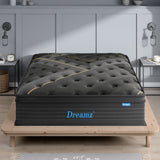 Nicola 35cm Spring Mattress Bamboo Euro Top Pocket HD Egg Foam - Single