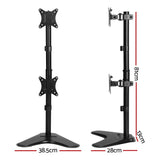 Artiss Monitor Arm Stand Dual Mount HD LED Tv Bracket Holder Freestanding