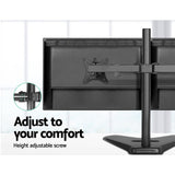 Artiss Monitor Arm Stand Dual Black