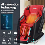 Baldur 4D Massage Chair Electric Recliner Home Massager - Red