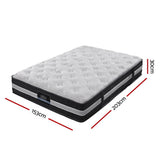 Helio 30cm Bed & Mattress Package - White Queen