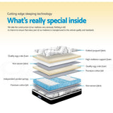 Factory Buys 32cm Euro Top Mattress - Single