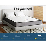 Clement 13cm Tight Top Bonnell Spring Mattress Medium Firm - Queen