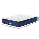 Magnese 34cm Bed & Mattress Package - Charcoal Queen