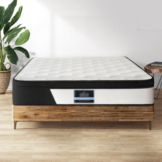 Nyla 30cm Euro Top Mattress Pocket Spring Medium Firm - Queen