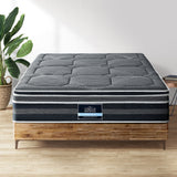 Alexa 35cm Mattress 7 Zone Dual Euro Top Pocket Spring Medium Firm - Queen