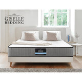 Kiara 23cm Extra Firm Pocket Spring Foam Mattress Super Firm - King Single