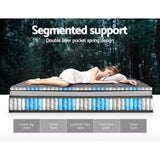 Homer 34cm Mattress Pocket Mini Spring 9-Zone - Double