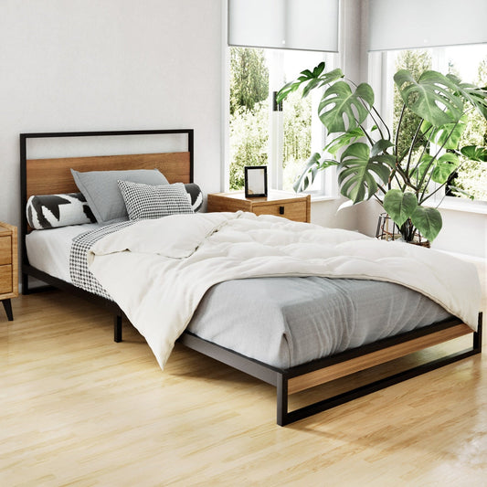 Neptune Bed & Mattress Package - Black King Single