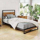 Neptune Bed & Mattress Package with 31cm Mattress - Black Single