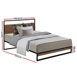 Neptune Bed & Mattress Package with 34cm Mattress - Black Single