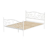 Euclase Bed & Mattress Package with 34cm Mattress - White Double