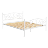 Medina Metal Bed Frame - White Queen