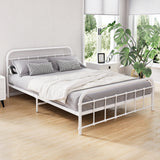 Jupiter Bed & Mattress Package - White Double