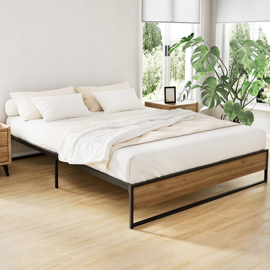 Bronzite Bed & Mattress Package - Black Queen