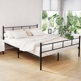 Zircon Bed & Mattress Package with 34cm Mattress - Black Queen